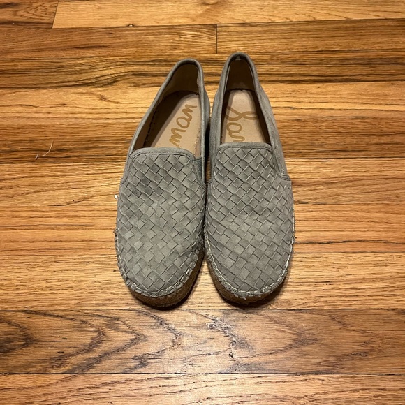 Sam Edelman Shoes - Sam Edelman Gray Woven Flats